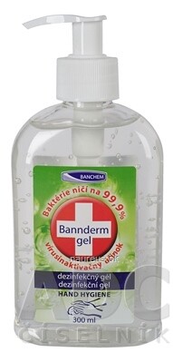 BANCHEM, s.r.o. Bannderm gel dezinfekční gel 1x300 ml 300ml