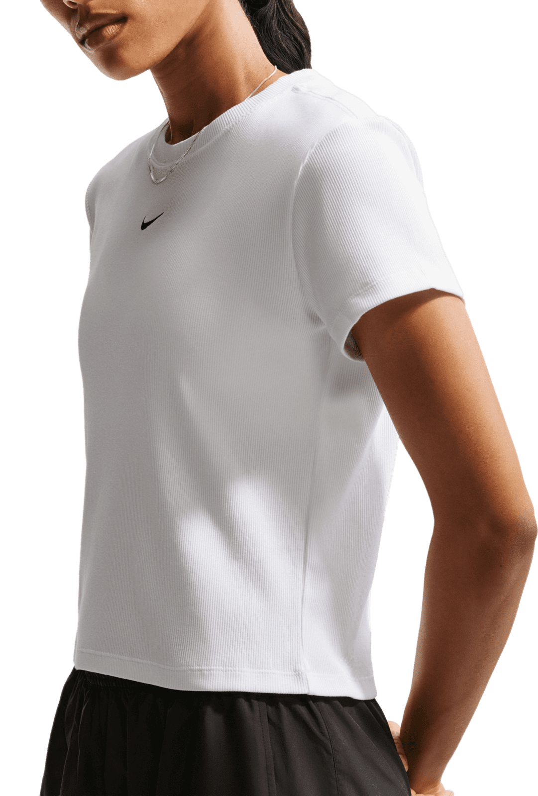 Triko Nike Ribbed T-Shirt Women