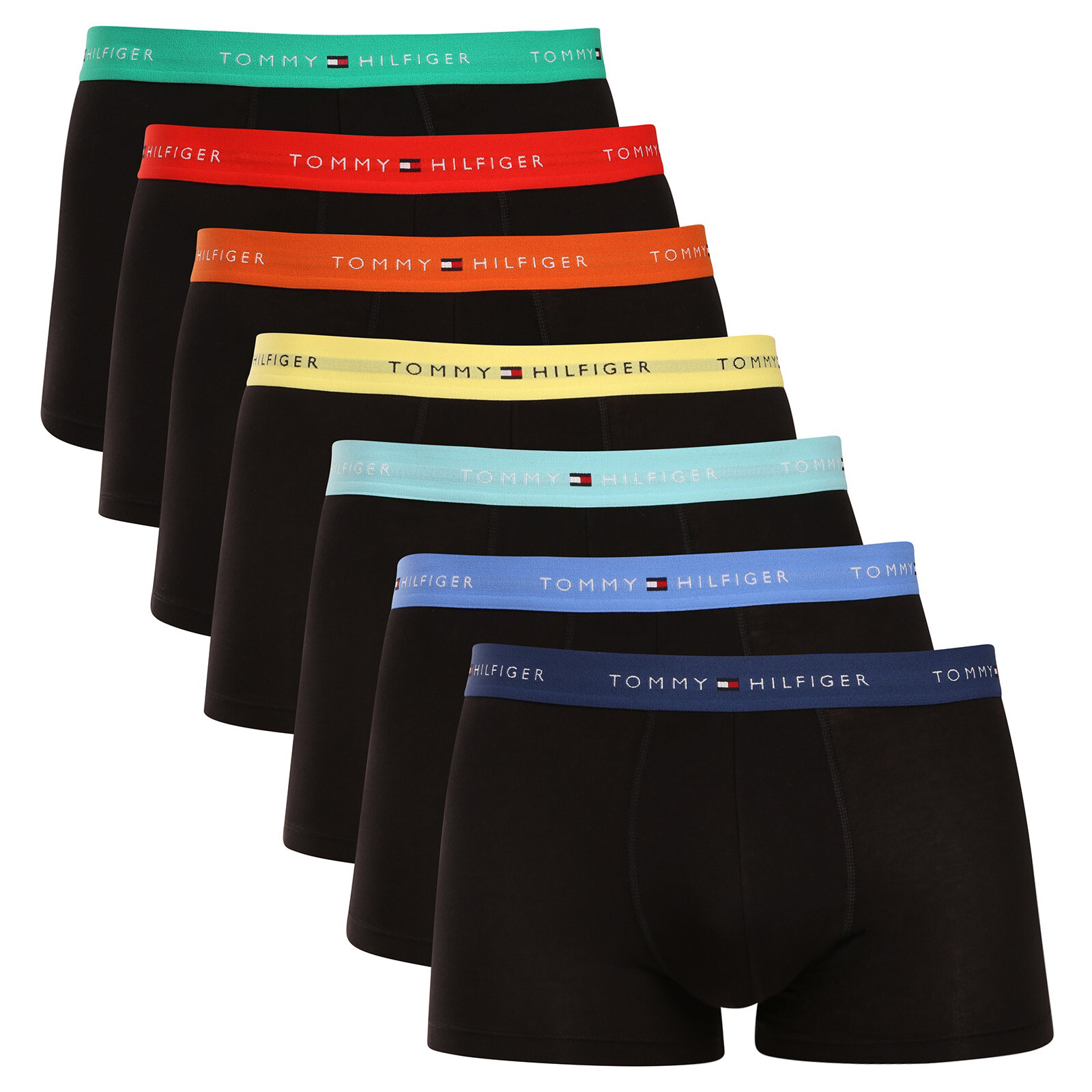 7PACK pánské boxerky Tommy Hilfiger černé (UM0UM03895 06P) XXL, trenky / trenýrky