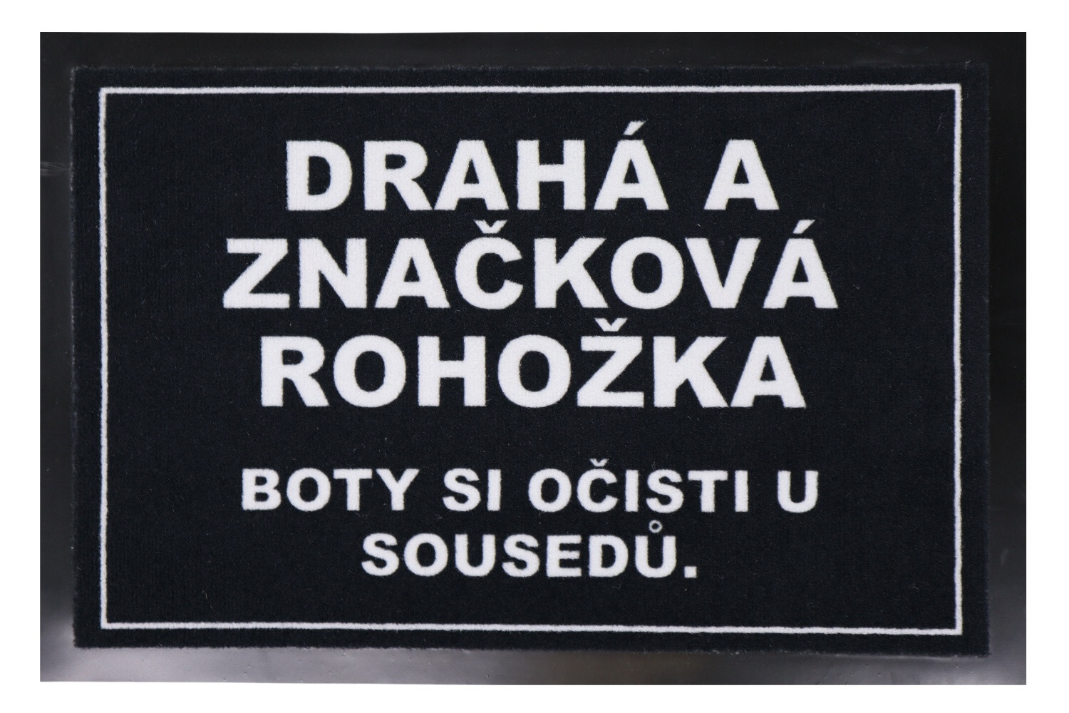 TRHÁK: Drahá a značková rohožka 40x60 cm - na ven i na doma, 40x60, černá, Mercury Flooring