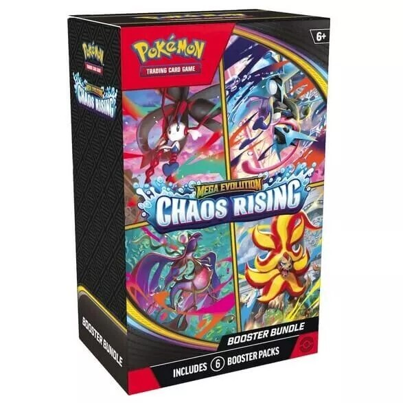 Nintendo Pokémon TCG: Mega Evolution Chaos Rising Booster Bundle