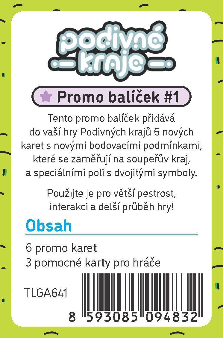TLAMA games Podivné kraje: Promo balíček 1