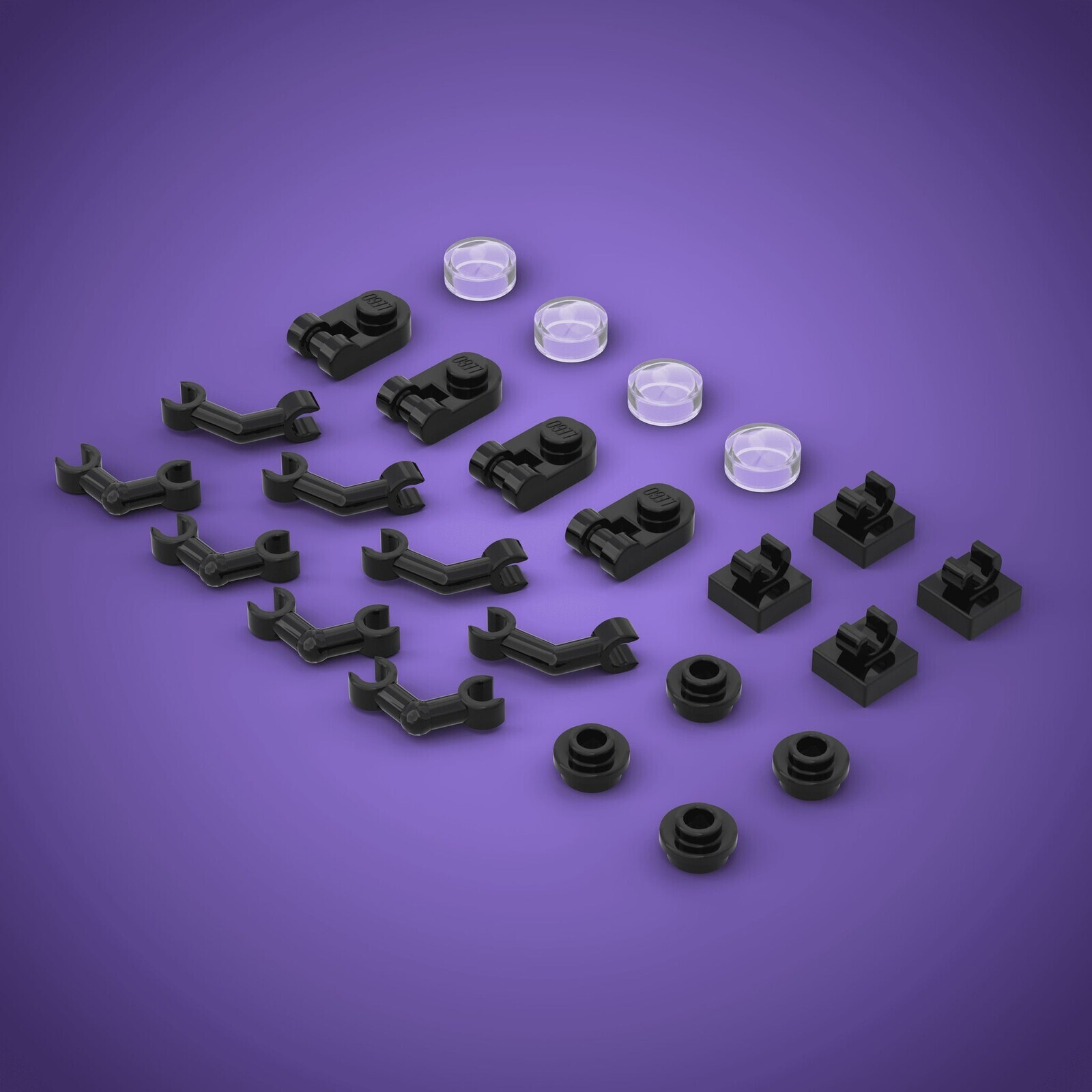 Light my Bricks Spotlight Brick Pack - Black