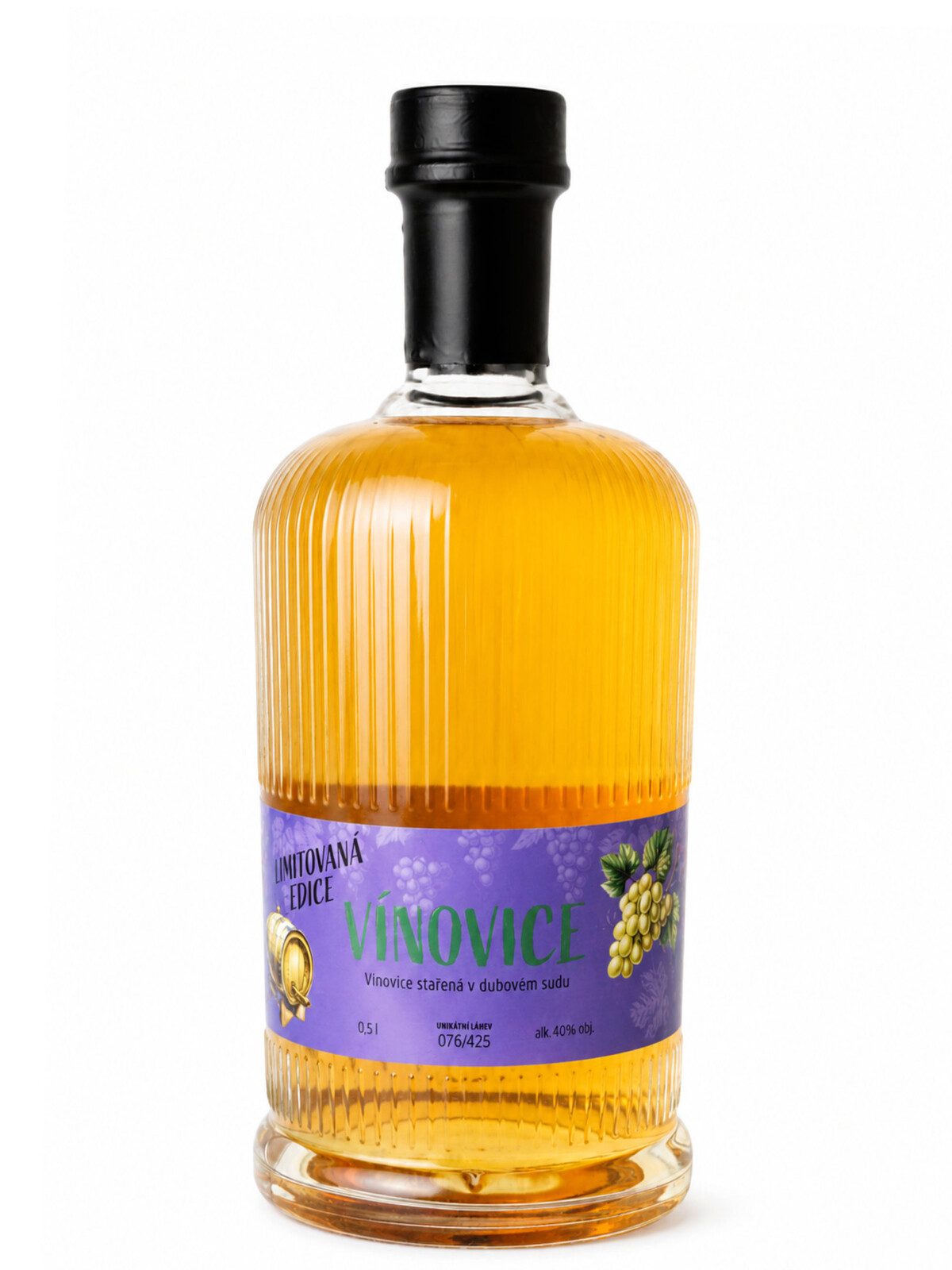 Zámecký ovocný lihovar Blatná Blatenská Vínovice stařená v dubovém sudu 40% 0,5l