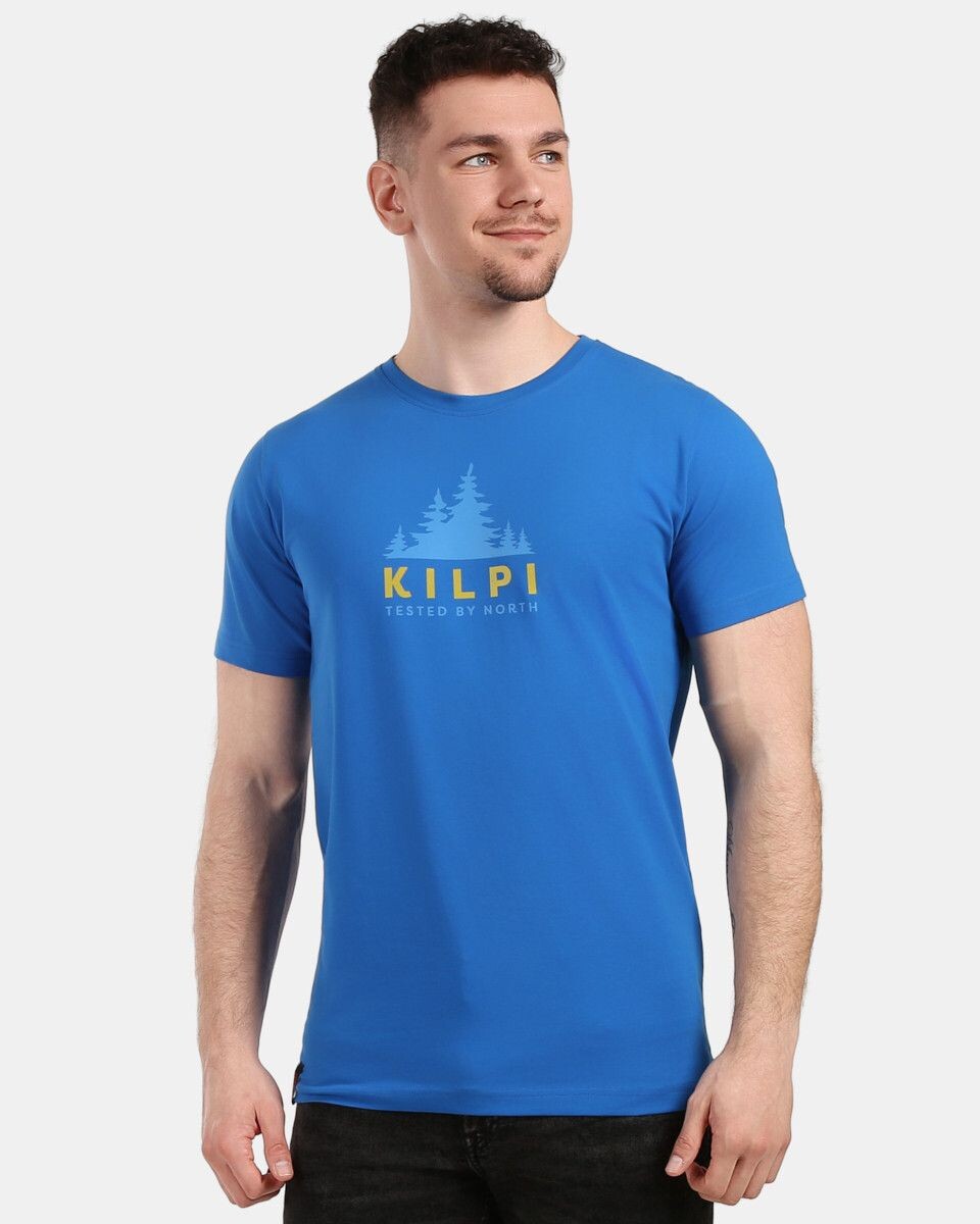 Pánské bavlněné tričko kilpi discover-m modrá m