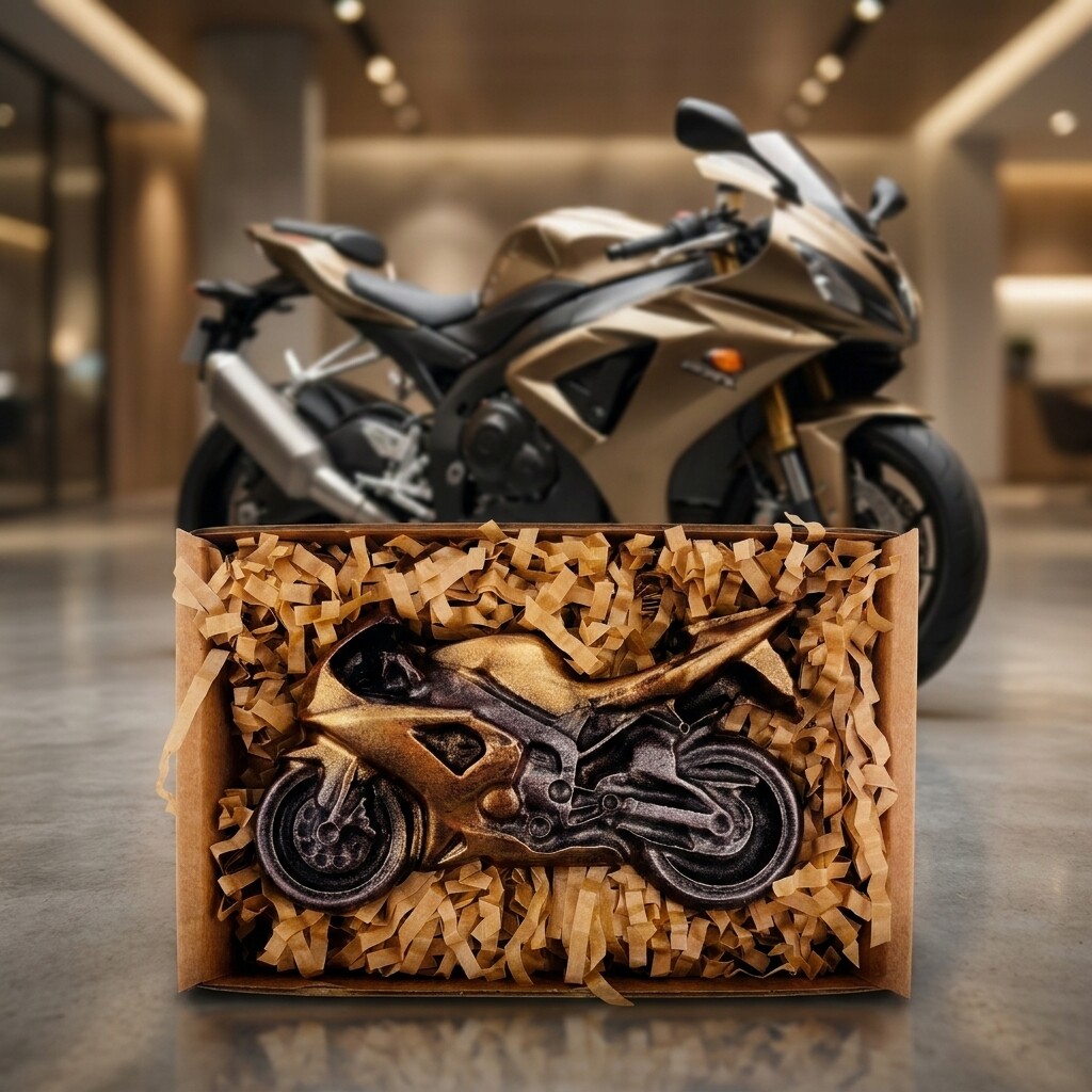 Chocolenka Čokoládová motorka - Bronzová