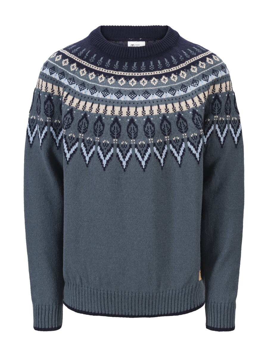DALE OF NORWAY SULA pánský svetr Steel, Navy, Iceblue velikost: L