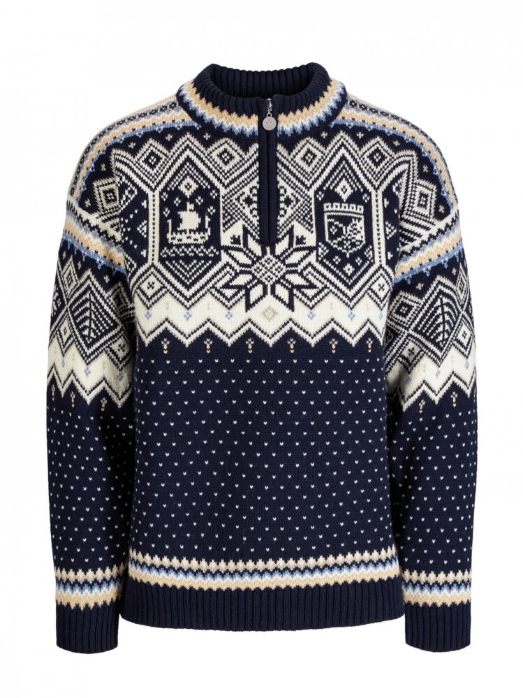 DALE OF NORWAY TRONDHEIM pánský svetr Navy,Offwhite,Sandmel. velikost: XXL