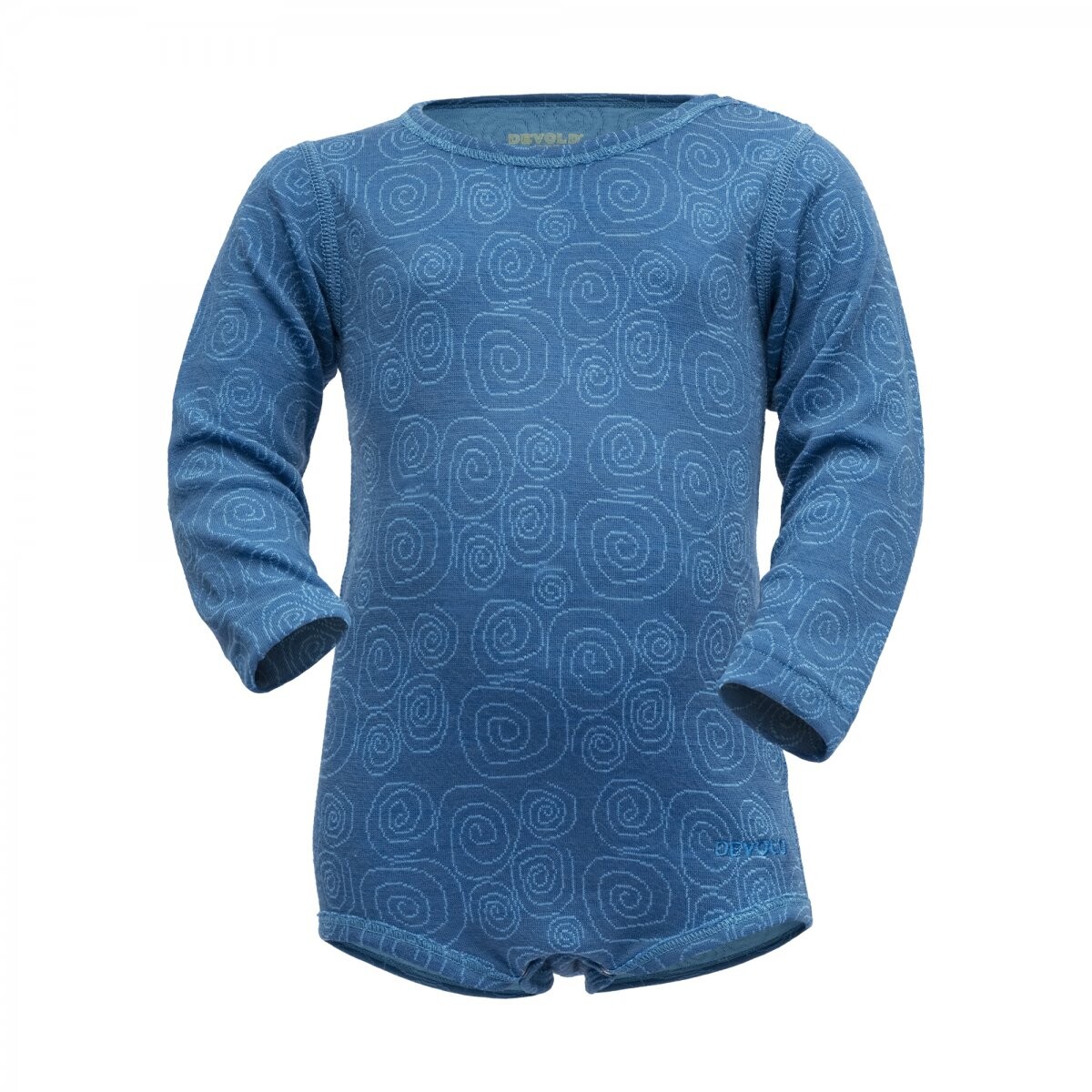 DEVOLD ACTIVE dětské body s dlouhým rukávem Blue velikost: 56