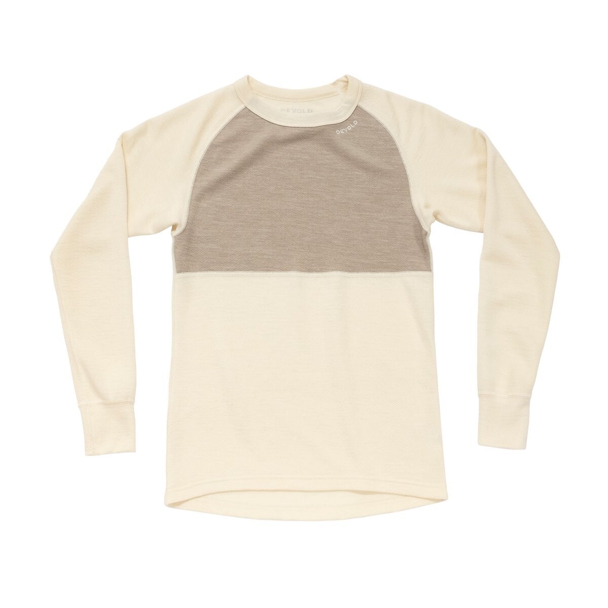 DEVOLD EXPEDITION SILK dámské dvouvrstvé triko s dlouhým rukávem Offwhite/Stone velikost: XL