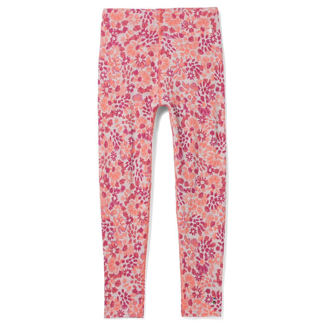 Smartwool dětské jégrovky Base Layer Bottom,fuchsia floral velikost: L(11-12 let)