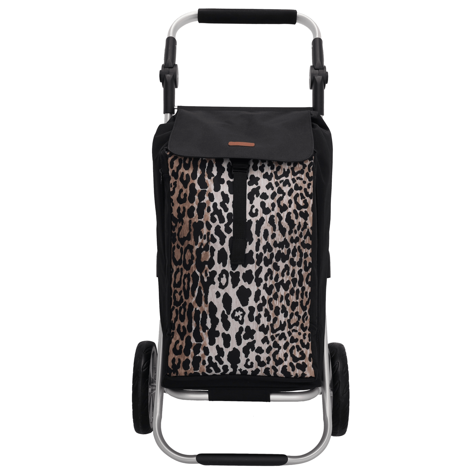 Nákupní taška na kolečkách Beagles Alberic - leopardí vzor - 41 L