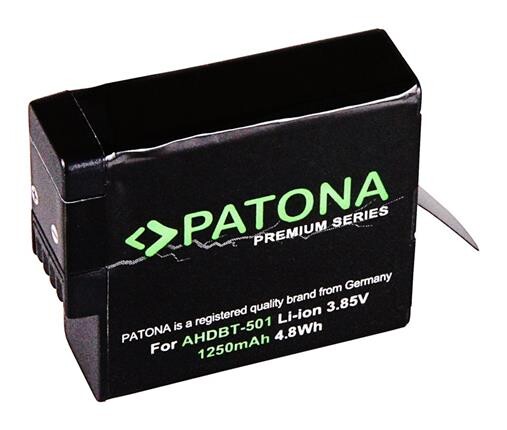 Patona Premium PT1268 - GoPro Hero 5/6/7 1250mAh Premium