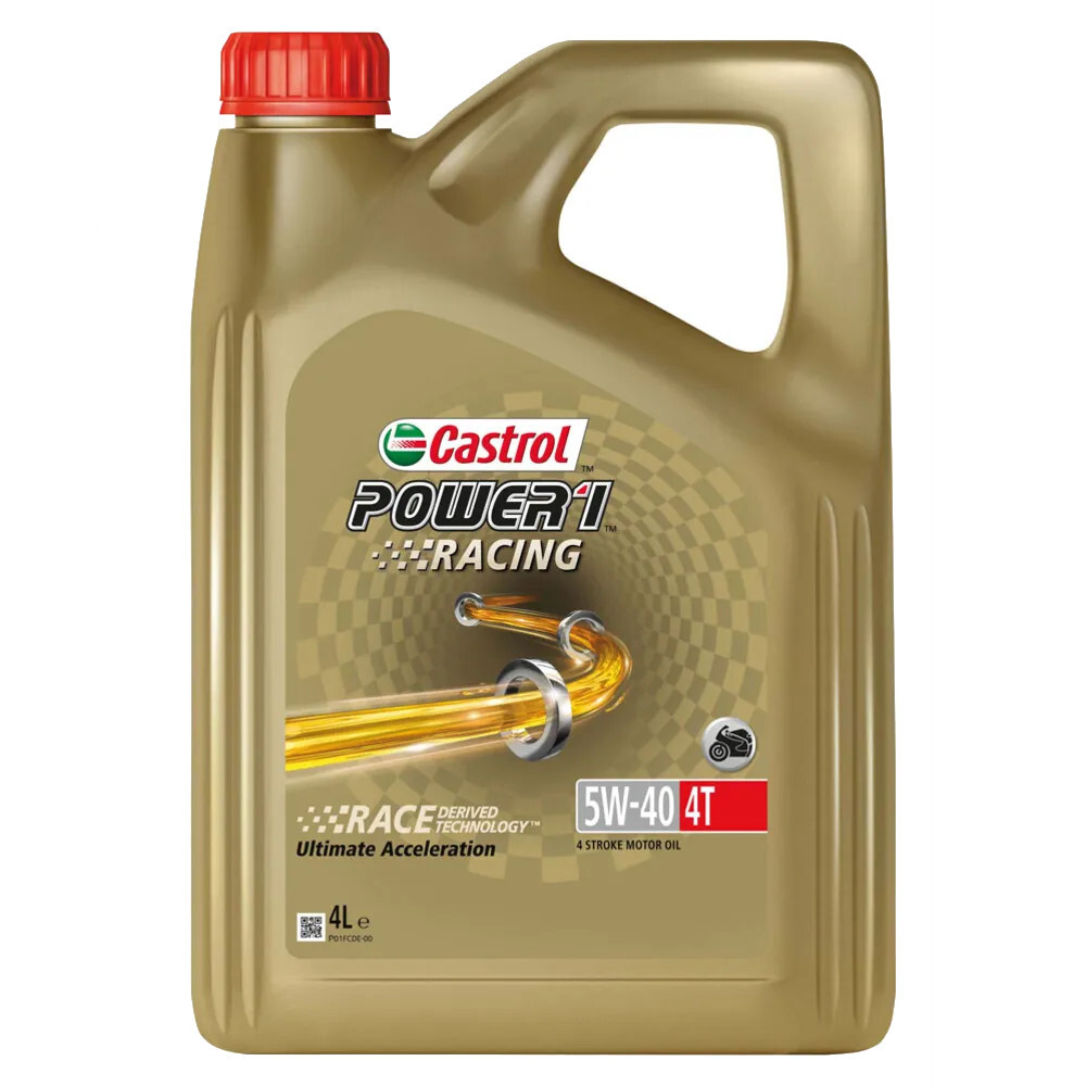 Motocyklový olej Castrol POWER1 RACING 4T 5W40 4L