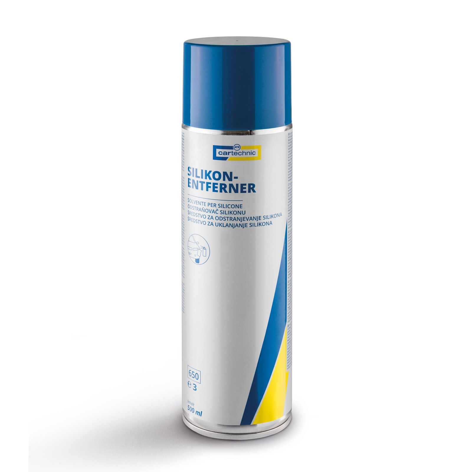 Odstraňovač silikonu 500 ml, sprej - Cartechnic