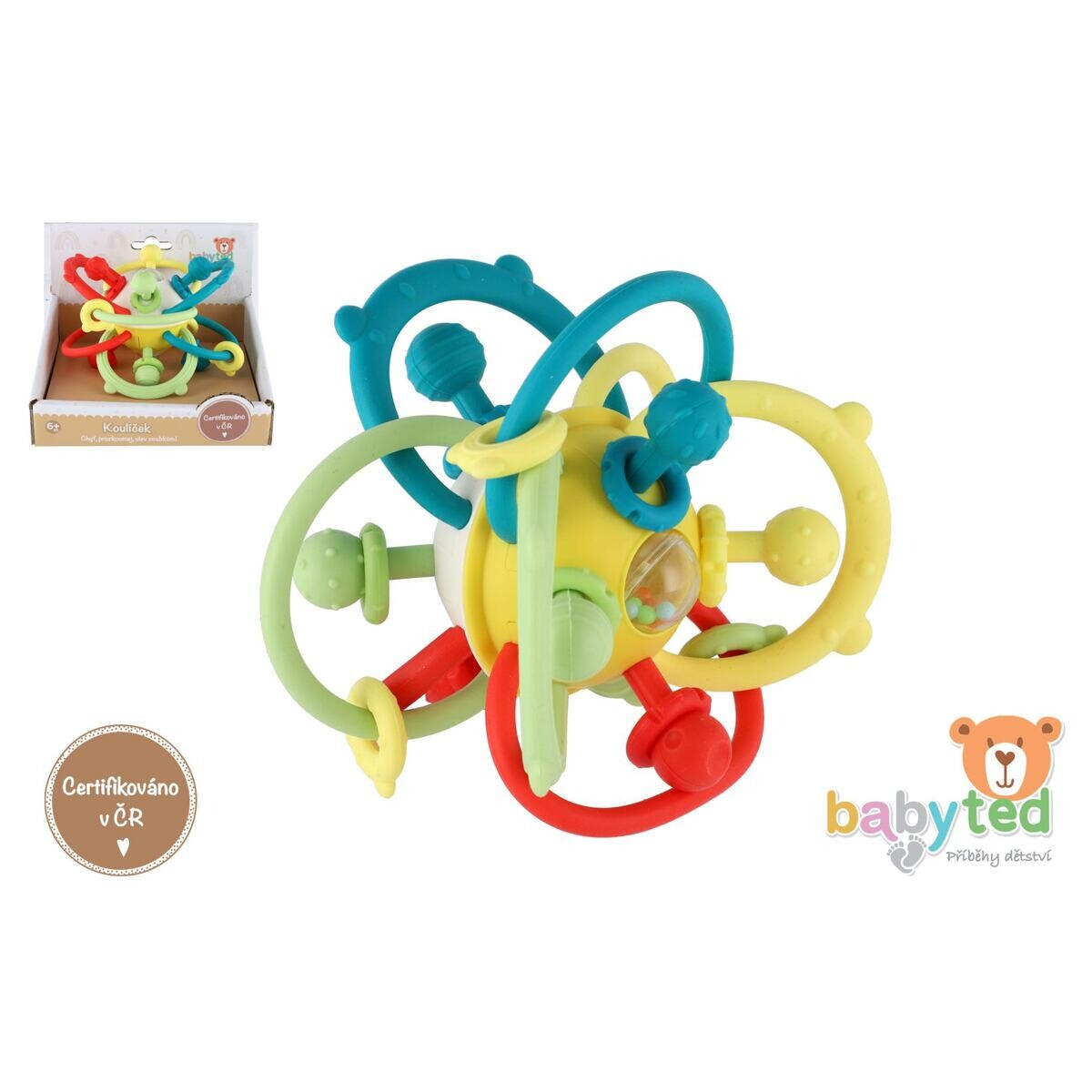 Babyted Koulíček hrastítko silikon/plast 13x9cm