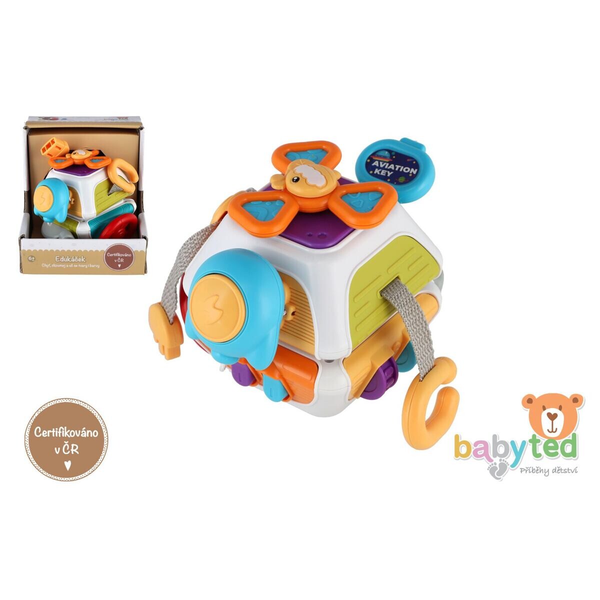 Babyted Edukáček plast 11x12cm