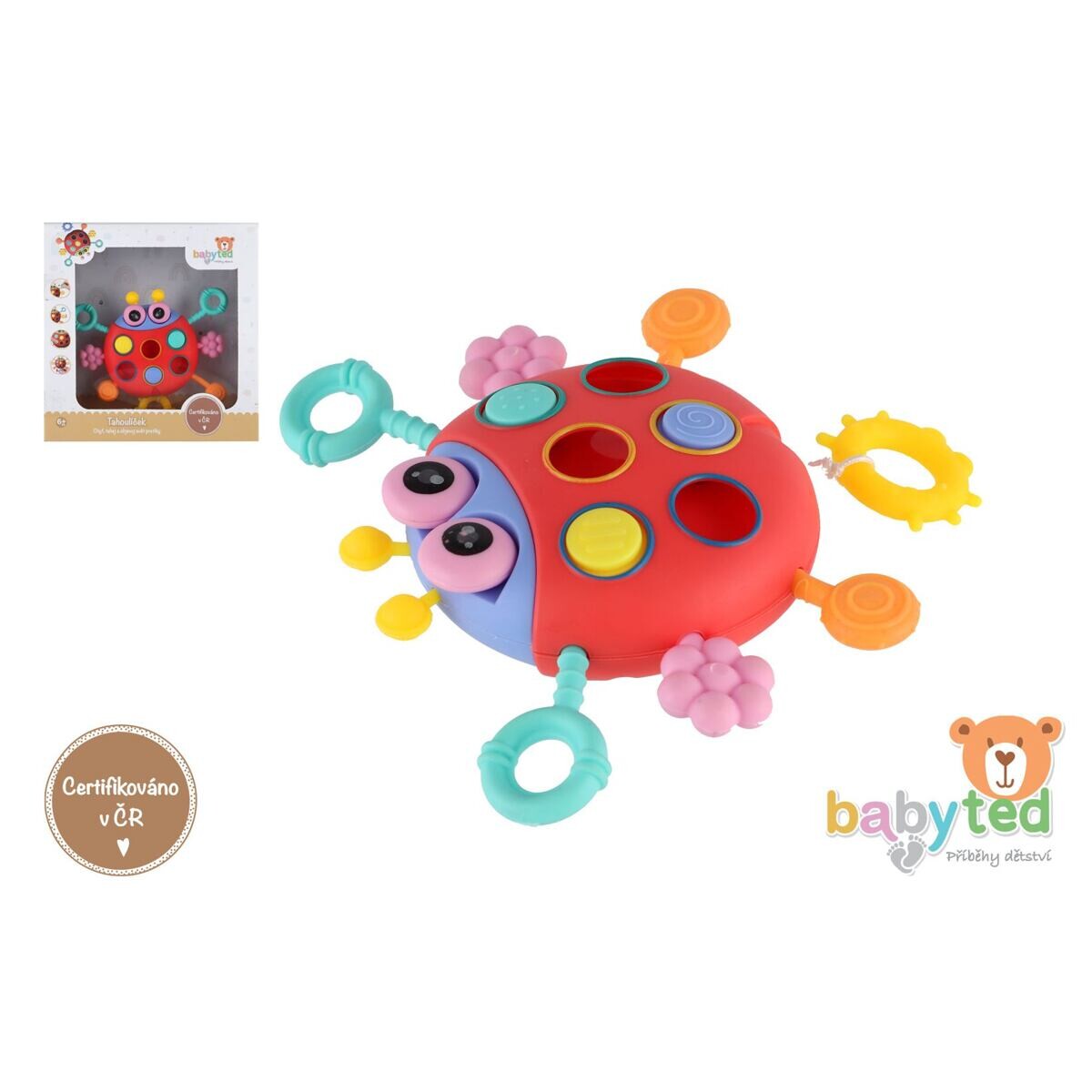 Babyted Tahoulíček beruška plast 15x11cm