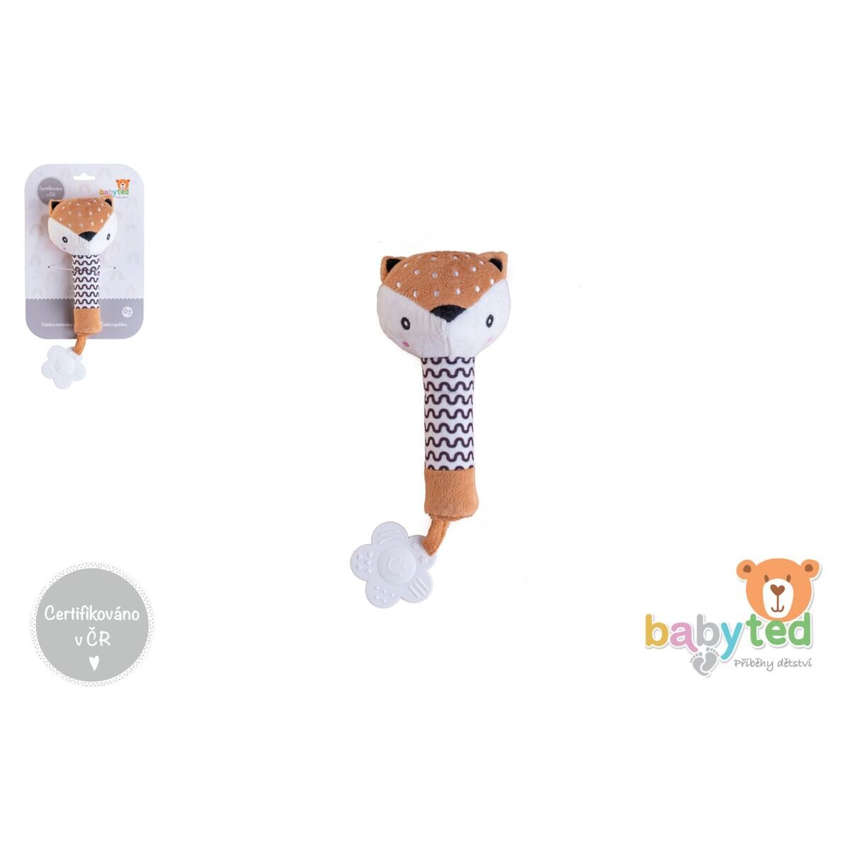 Babyted Srneček Pískátko/kousátko plyš 25cm