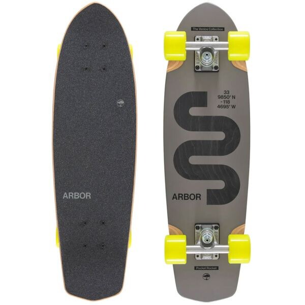 Cruiser Arbor Venice Pocket Rocket Merid - Šedá - 7.75