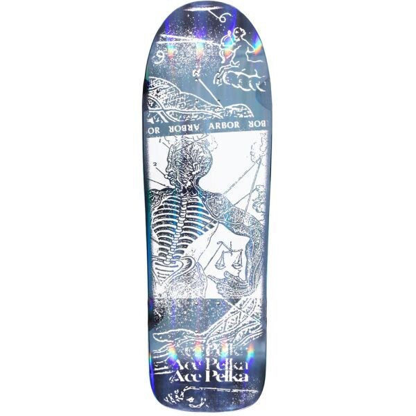 Sk8 Deska Arbor Ace Pelka Anatomy - Bílá - 9.75