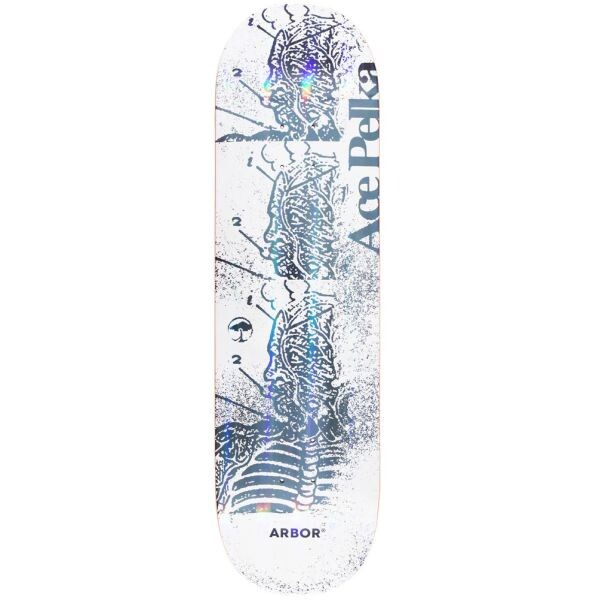 Sk8 Deska Arbor Ace Pelka Anatomy - Bílá - 8.75