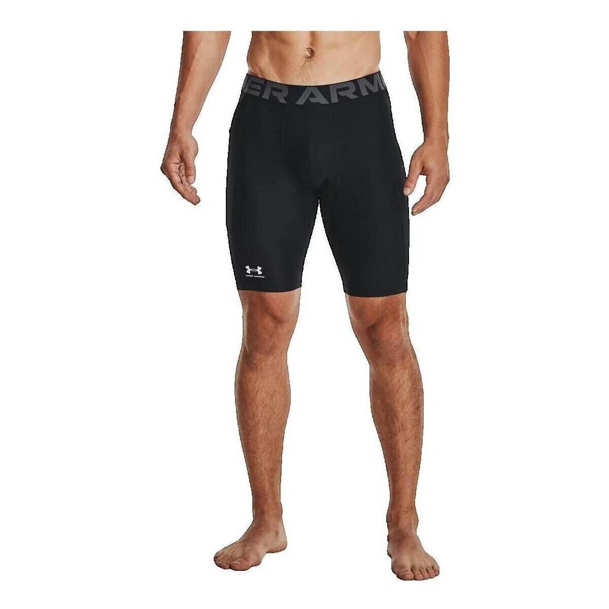 Under Armour  Short Long Avec Poche Heatgear  Černá