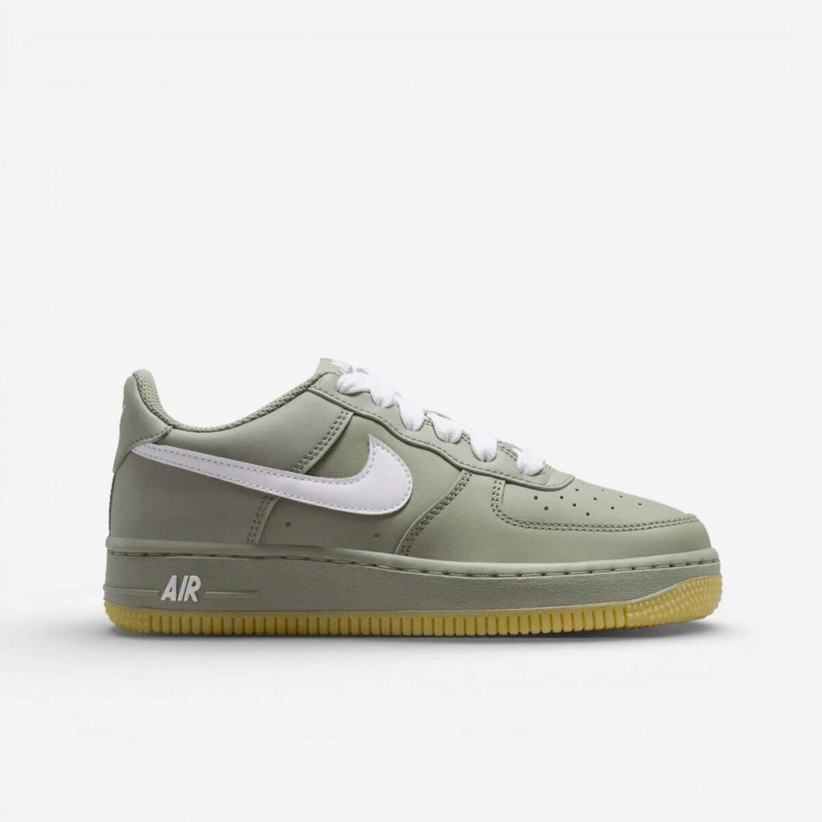 Nike  Air Force 1 Low LV8 Light Army Gum White (GS)  Bílá