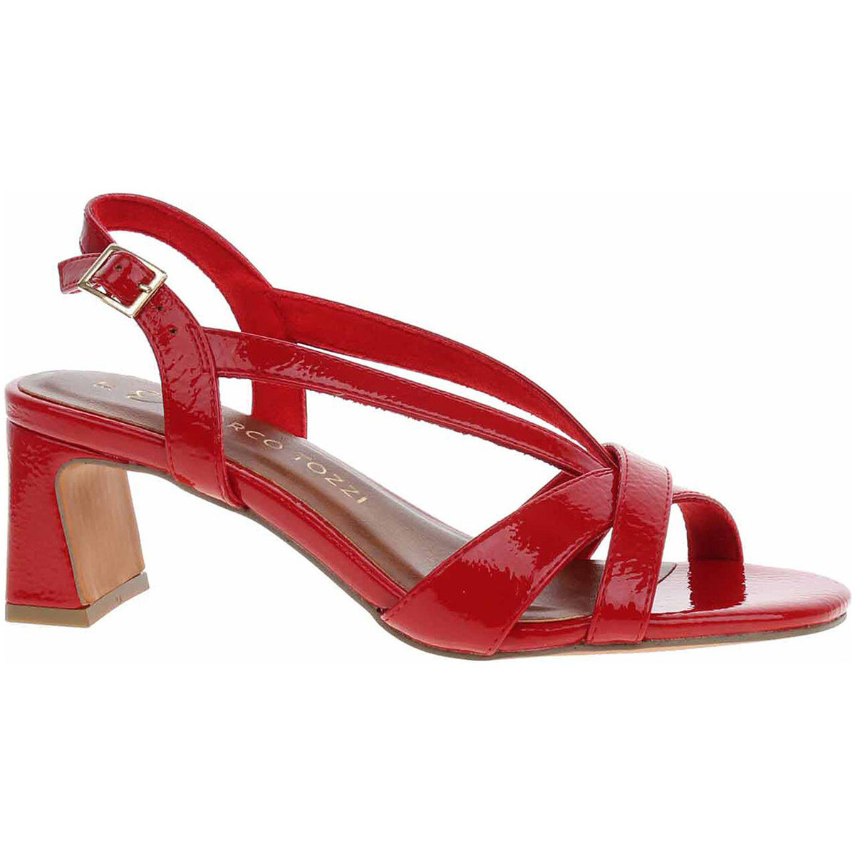 Marco Tozzi  Dámská společenská obuv  2-28338-46 red patent  Červená