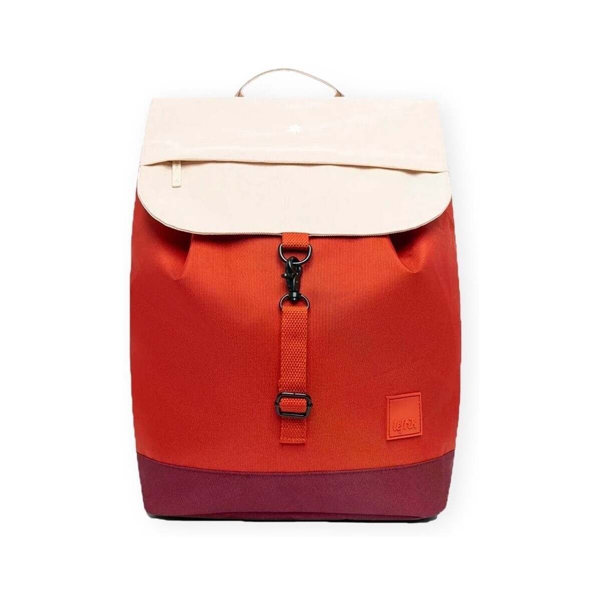 Lefrik  Kaut Backpack - Cherry Block  Červená