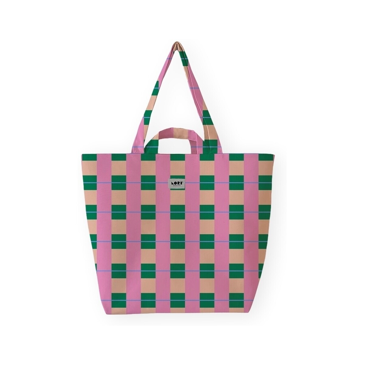 Lori Barcelona  Picnic Bag - Pink/Green  Růžová