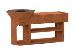 Gril na dřevo Barbecook Nestor Island Hnědá ocel