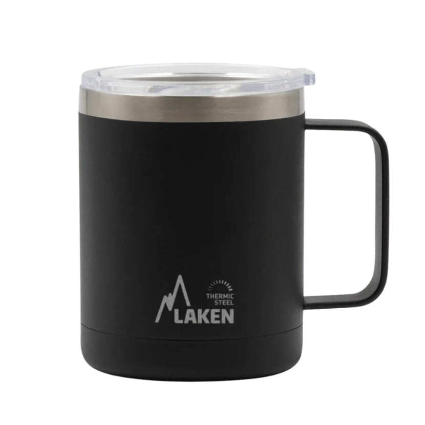 Termo hrnek ocelový Laken 360 ml - černý