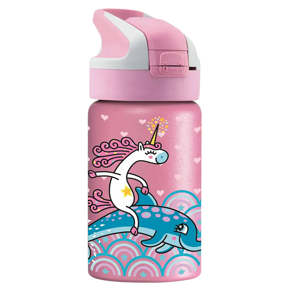 Termoláhev ocelová Laken Summit 350 ml Jumping - růžová