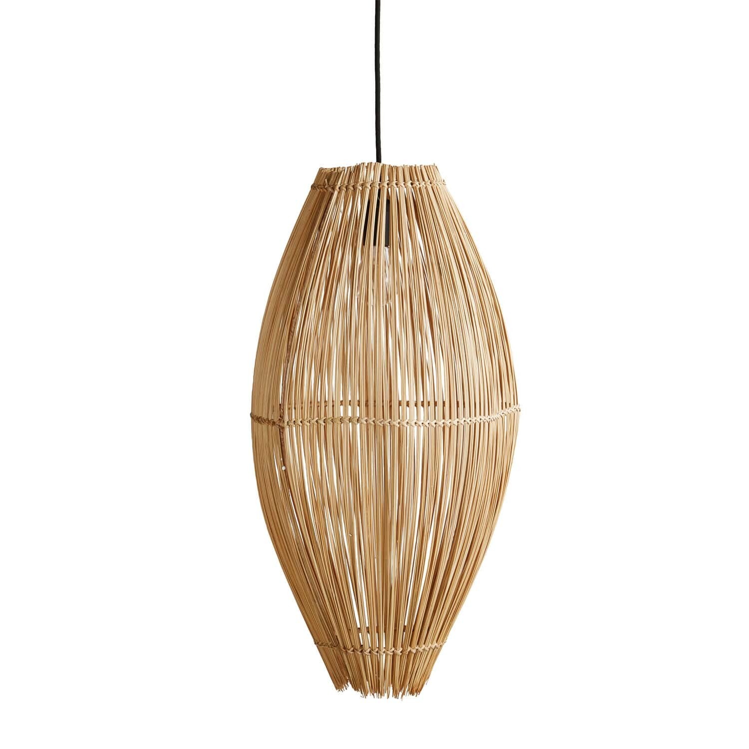 Lustr výška 45 cm Muubs FISHTRAP - černý