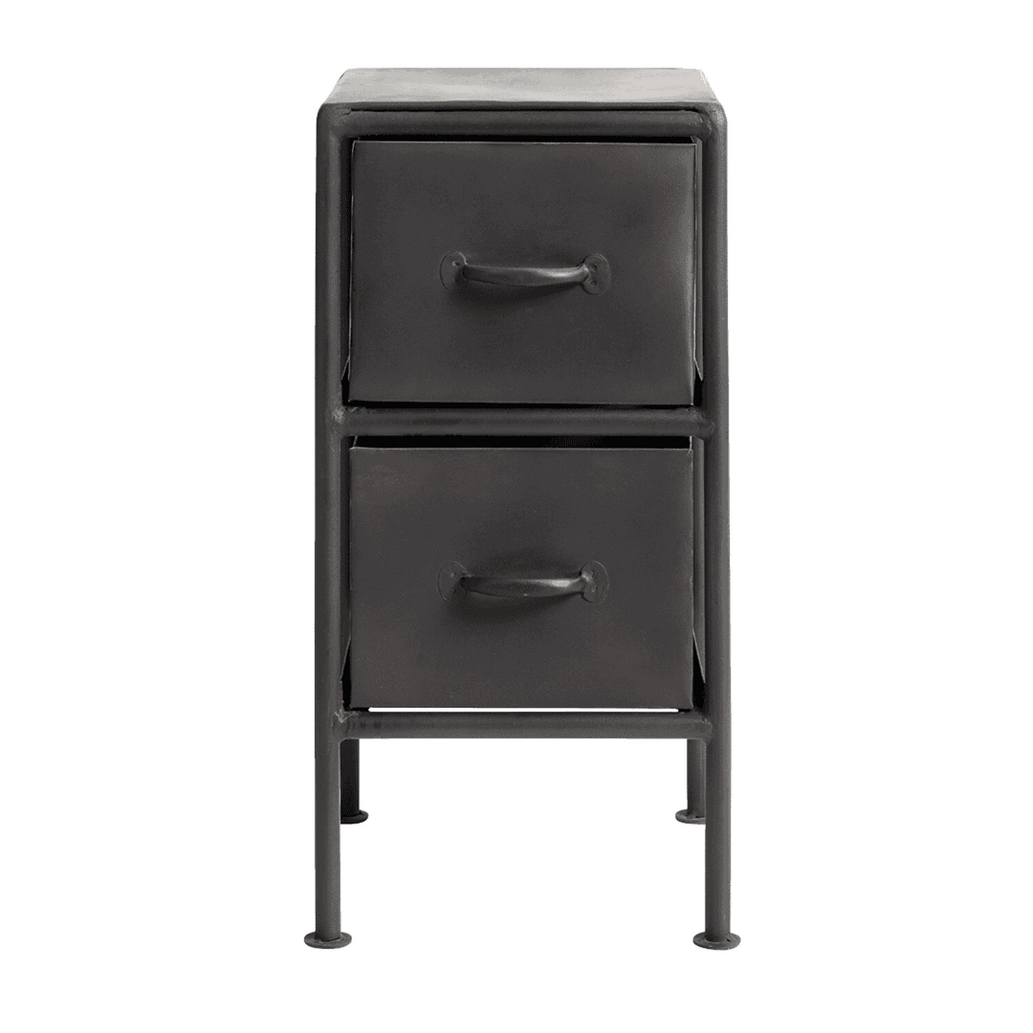 Kovová komoda výška 59 cm Muubs OHIO - černá