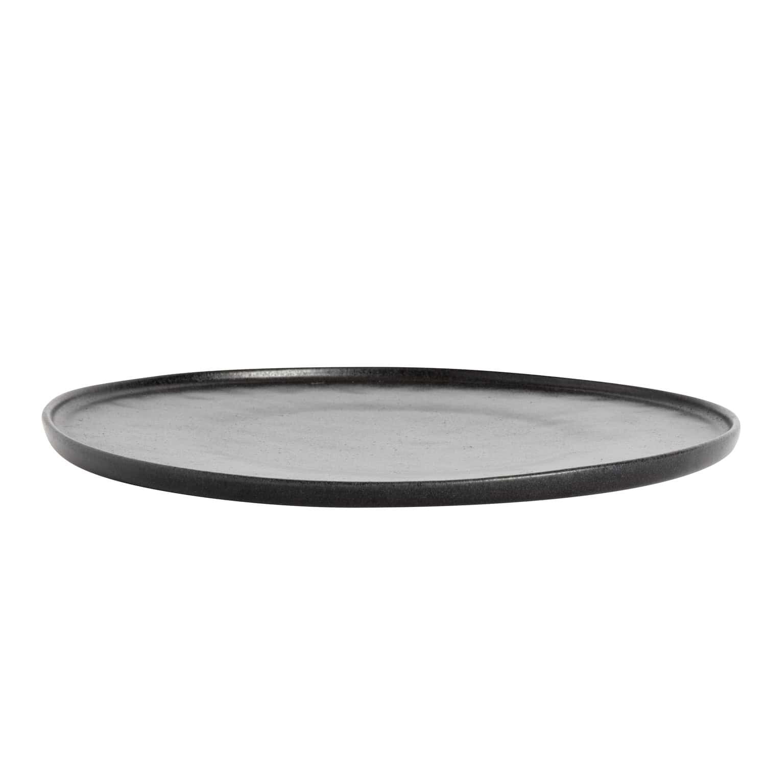 Mělký talíř průměr 27,5 cm Muubs CETO - antracitový