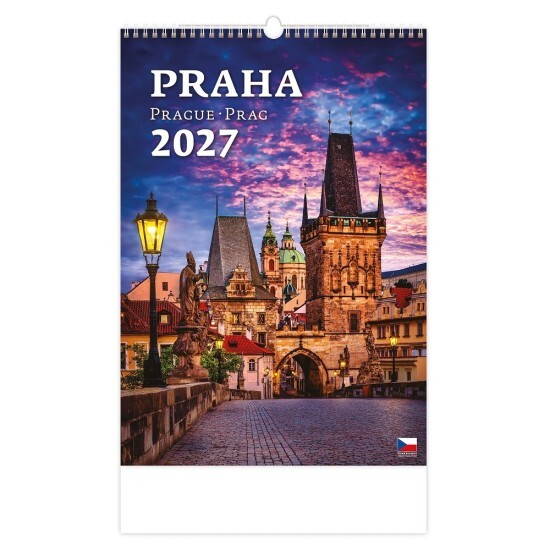 Helma 365 Nástěnný kalendář 2027 - Praha/Prague - N103-27 - Helma 365 Česká Republika Česká Republika 5