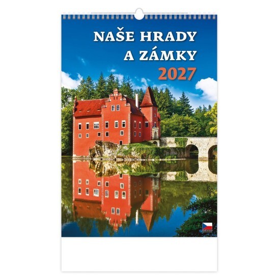 Helma 365 Nástěnný kalendář 2027 - Naše hrady a zámky - N104-27 - Helma 365 Hrady a zámky Hrady a zámky 5