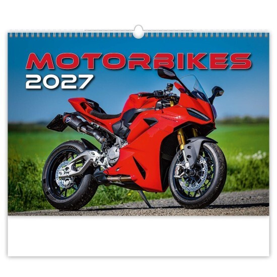 Helma 365 Nástěnný kalendář 2027 - Motorbikes - N154-27 - Helma 365 Motorky Motorky 5