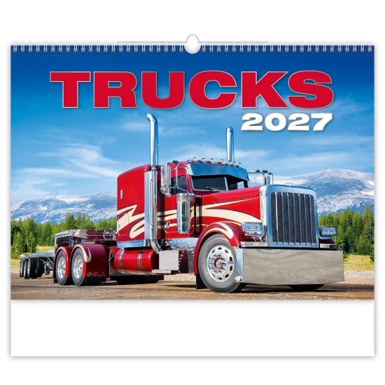 Helma 365 Nástěnný kalendář 2027 - Trucks - N155-27 - Helma 365 Auta Auta 5