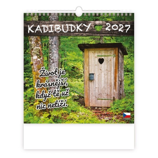 Helma 365 Nástěnný kalendář 2027 - Kadibudky - N175-27 - Helma 365 Různé Různé 5