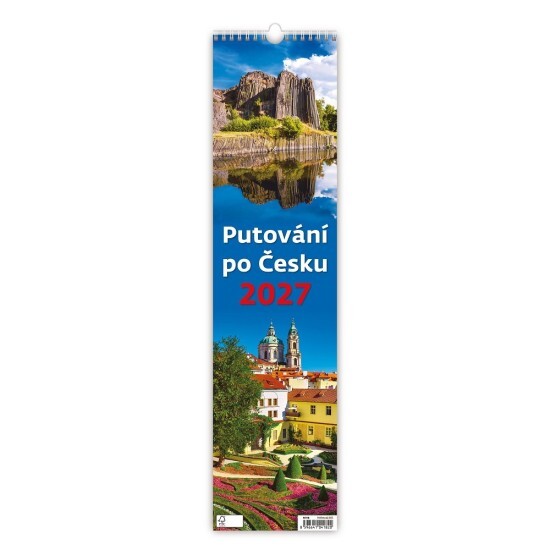 Helma 365 Nástěnný kalendář 2027 - Putování po Česku  - N198-27 - Helma 365 Města Města 10