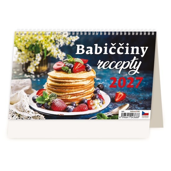 Helma 365 Stolní kalendář 2027 - Babiččiny recepty - S01-27 - Helma 365 Recepty Recepty 10