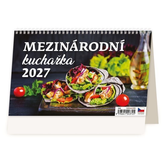 Helma 365 Stolní kalendář 2027 - Mezinárodní kuchařka - S06-27 - Helma 365 Recepty Recepty 10