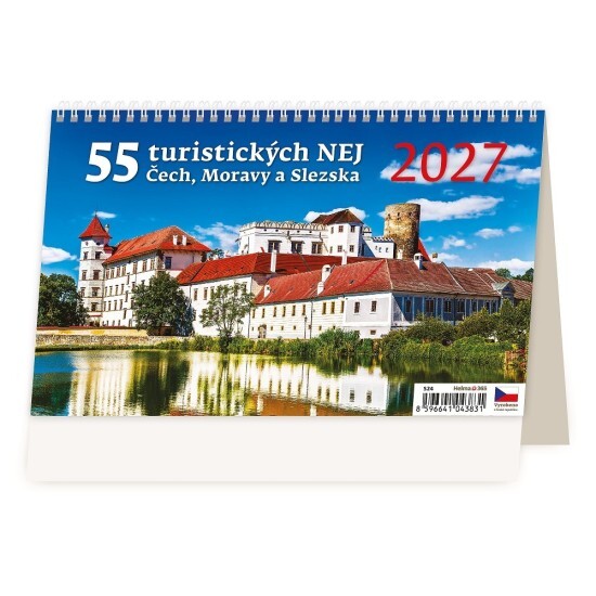 Helma 365 Stolní kalendář 2027 - 55 turistických NEJ Čech, Moravy a Slezska - S24-27 - Helma 365 Česká Republika Česká Republika 10