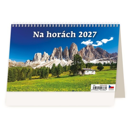 Helma 365 Stolní kalendář 2027 - Na horách - 14 denní  - S29-27 - Helma 365 Příroda Příroda 10