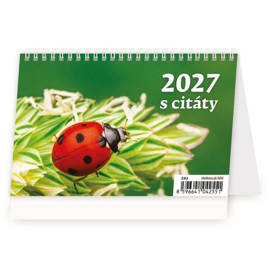 Helma 365 Stolní kalendář 2027 - Týdenní 