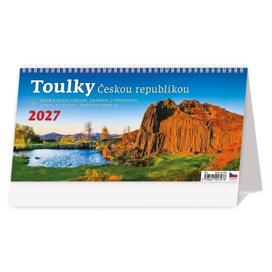 Helma 365 Stolní kalendář 2027 - Toulky Českou republikou  - S51-27 - Helma 365 Česká Republika Česká Republika 10
