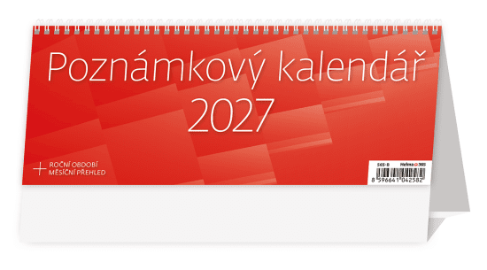 Helma 365 Stolní kalendář 2027 - Poznámkový kalendář OFFICE - S65-27-B - Helma 365 Pracovní Pracovní 10